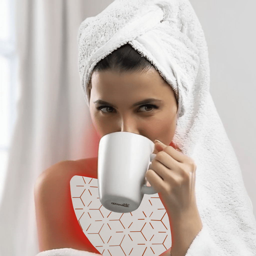 AURELUX™ LED Light Skin Rejuvenation Therapy Neck Deck (white) - The Red Light Store