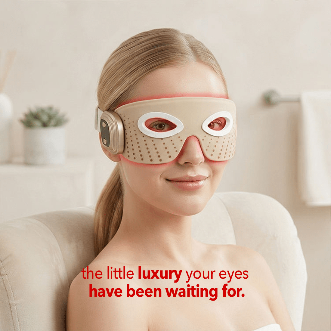 LUMINA™ Eye Mask - LED Red Light and EMS - The Red Light Store