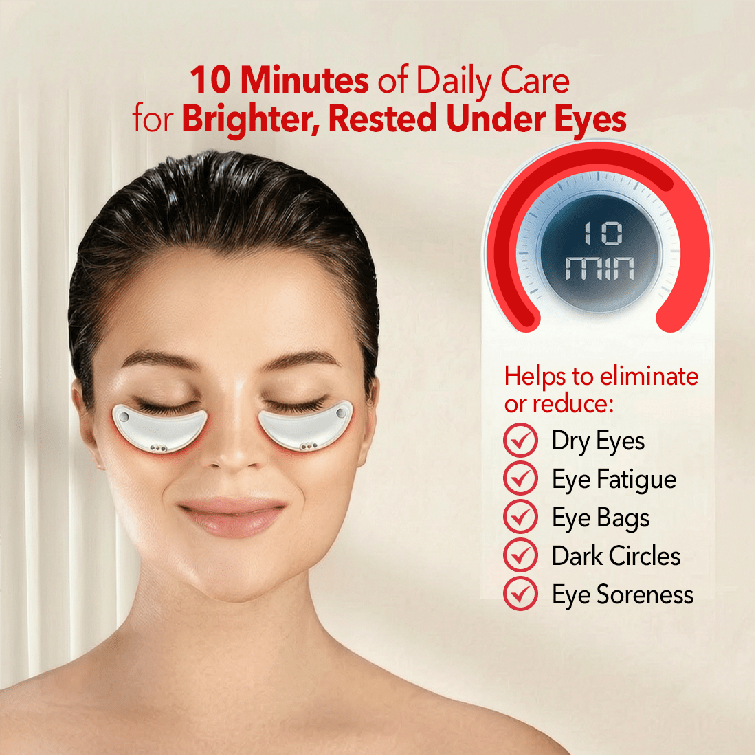 LUMINA™ Under-Eye Red Light & EMS - The Red Light Store