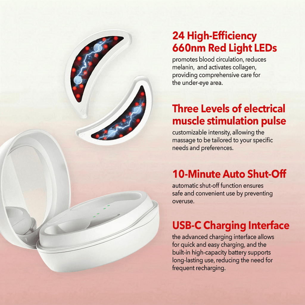 LUMINA™ Under-Eye Red Light & EMS - The Red Light Store