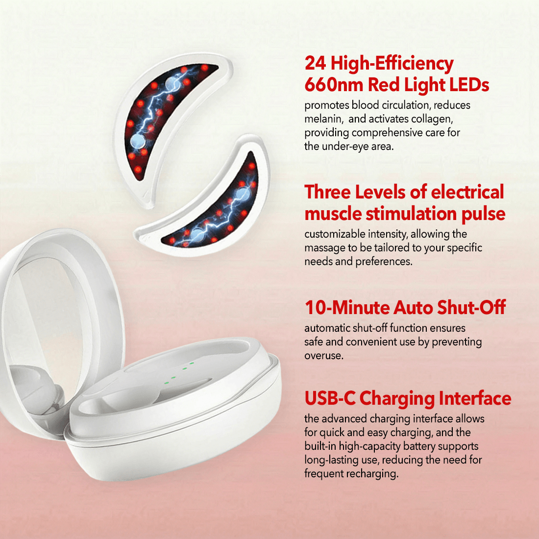 LUMINA™ Under-Eye Red Light & EMS - The Red Light Store