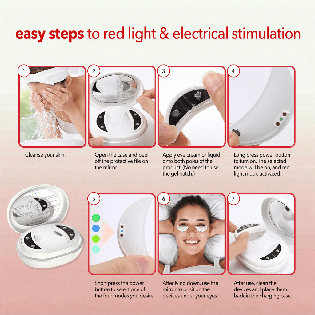 LUMINA™ Under-Eye Red Light & EMS - The Red Light Store