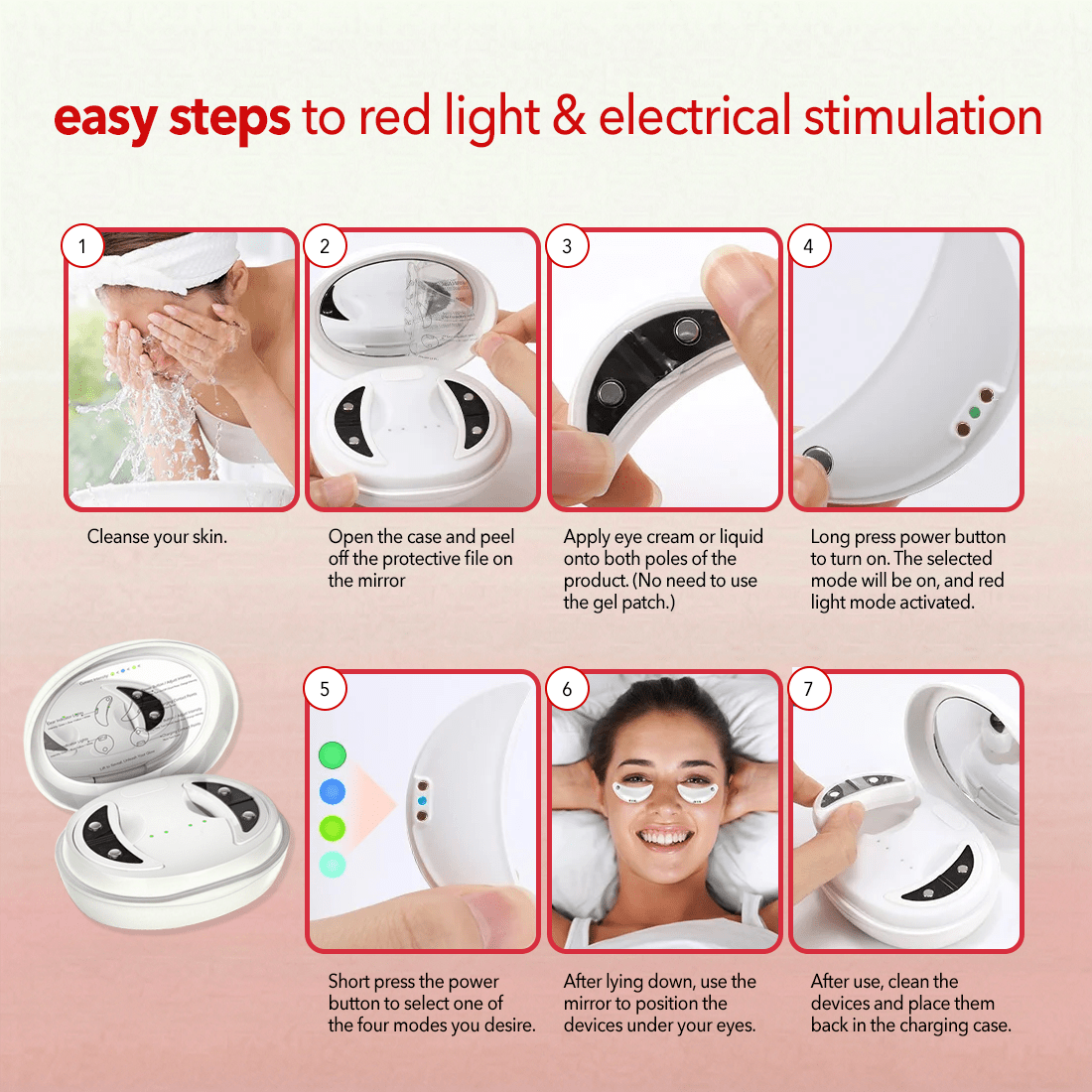 LUMINA™ Under-Eye Red Light & EMS - The Red Light Store