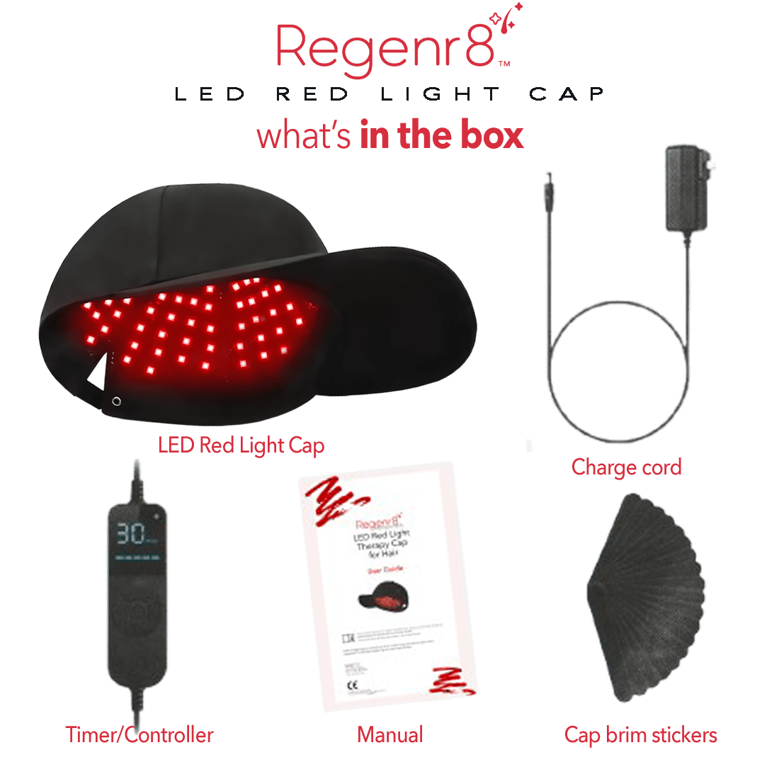 Regenr8™ - LED Red Light Therapy Cap for Hair Regrowth - The Red Light Store