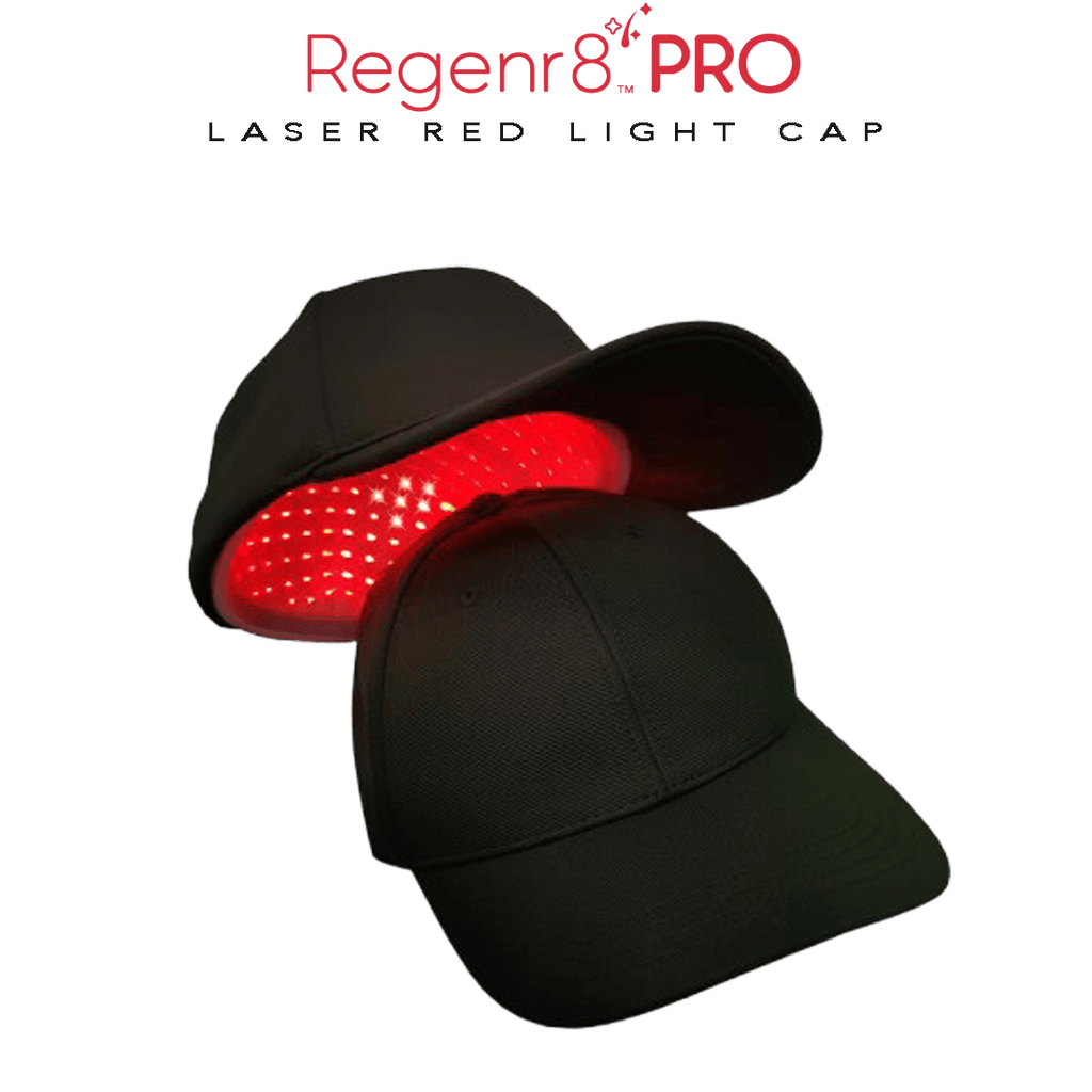 Regenr8™ Pro - 272 Laser Red Light Therapy Cap for Hair Growth (Black) - The Red Light Store