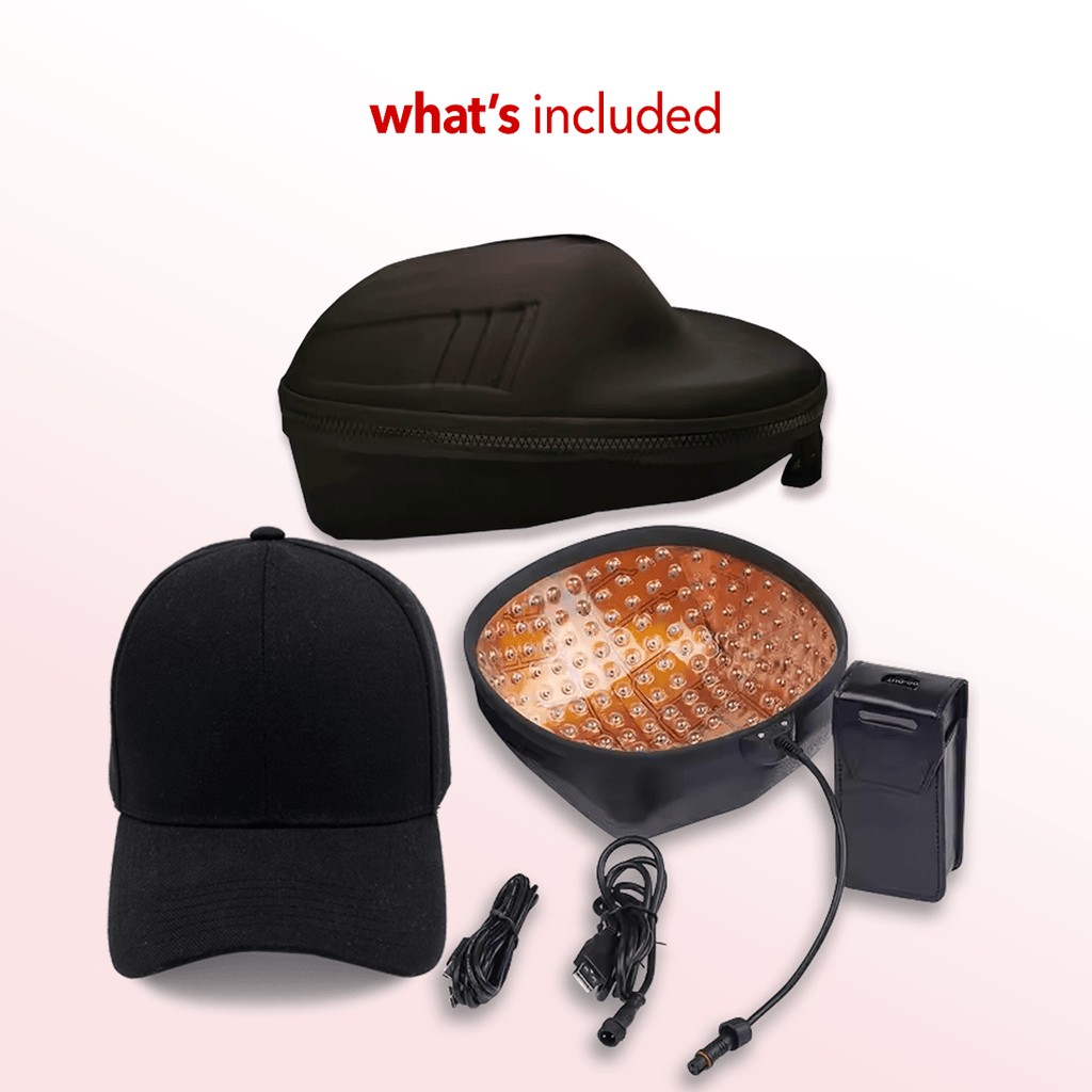 Regenr8™ Pro - 272 Laser Red Light Therapy Cap for Hair Growth (Black) - The Red Light Store