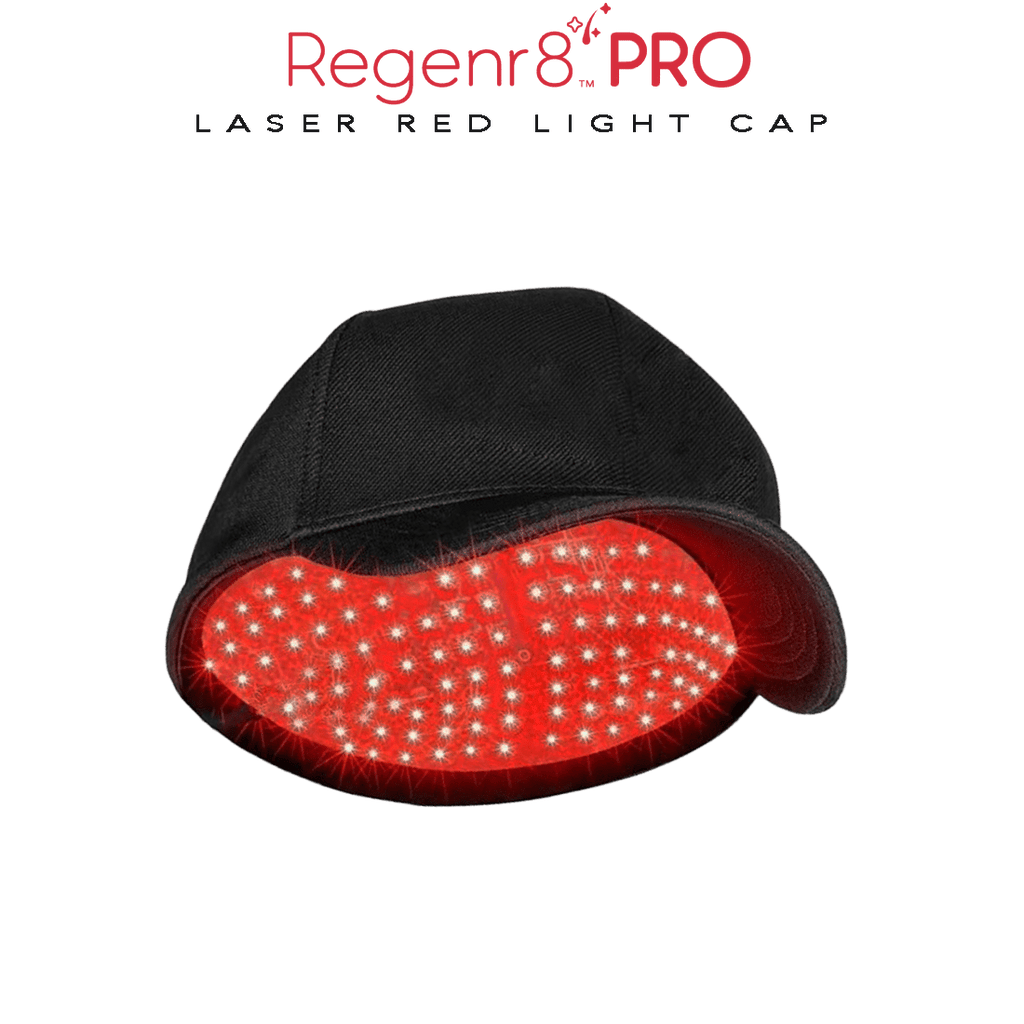 Regenr8™ Pro - 272 Laser Red Light Therapy Cap for Hair Growth (Black) - The Red Light Store