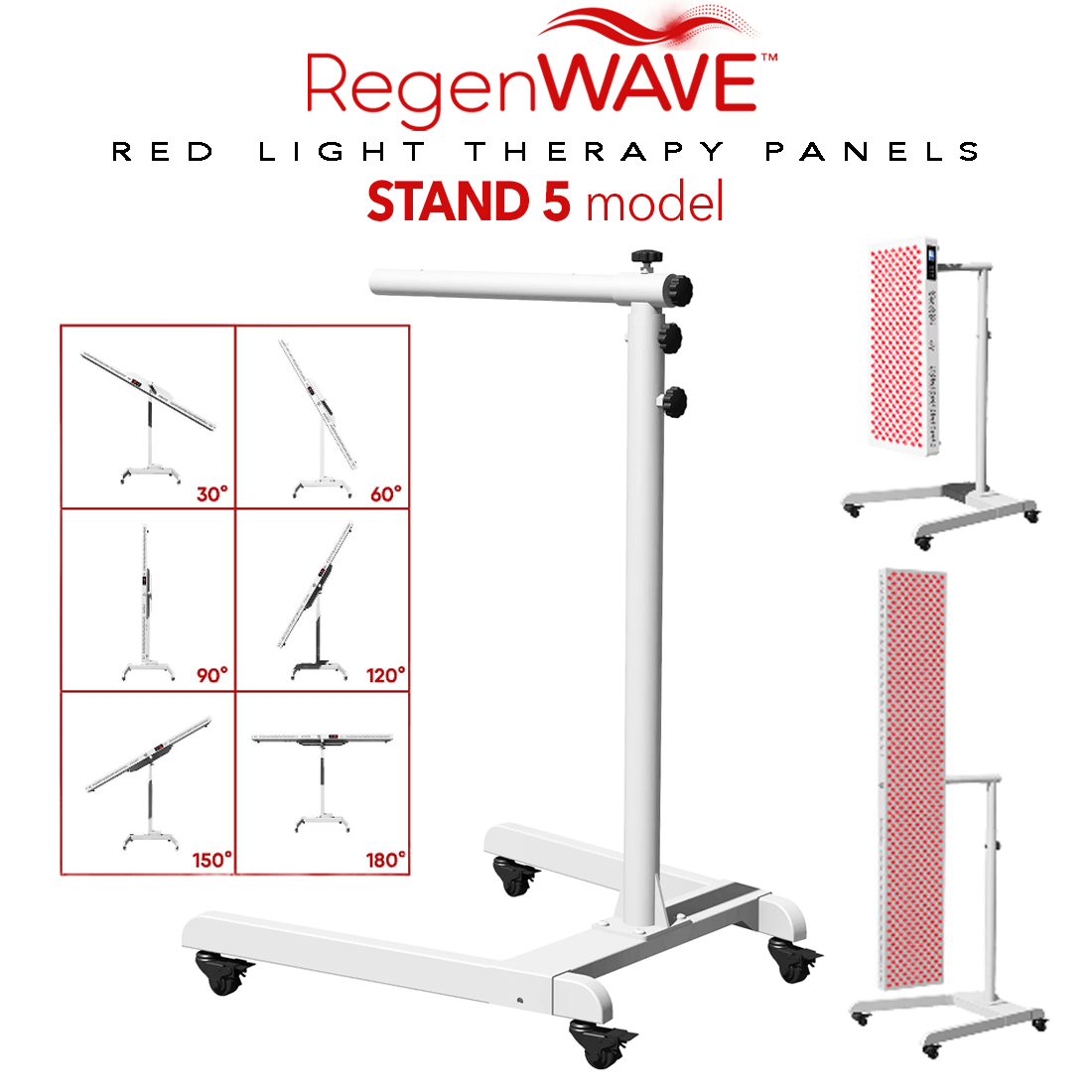 RegenWave™ 360 Rotatable Panel Stand - The Red Light Store