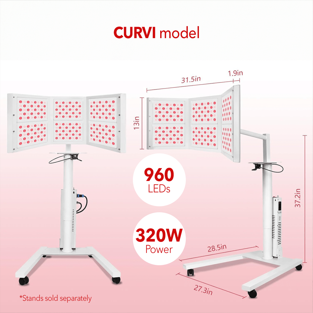 RegenWAVE™ Curvi - LED Red Light Therapy Panel with 960 LED chips - The Red Light Store