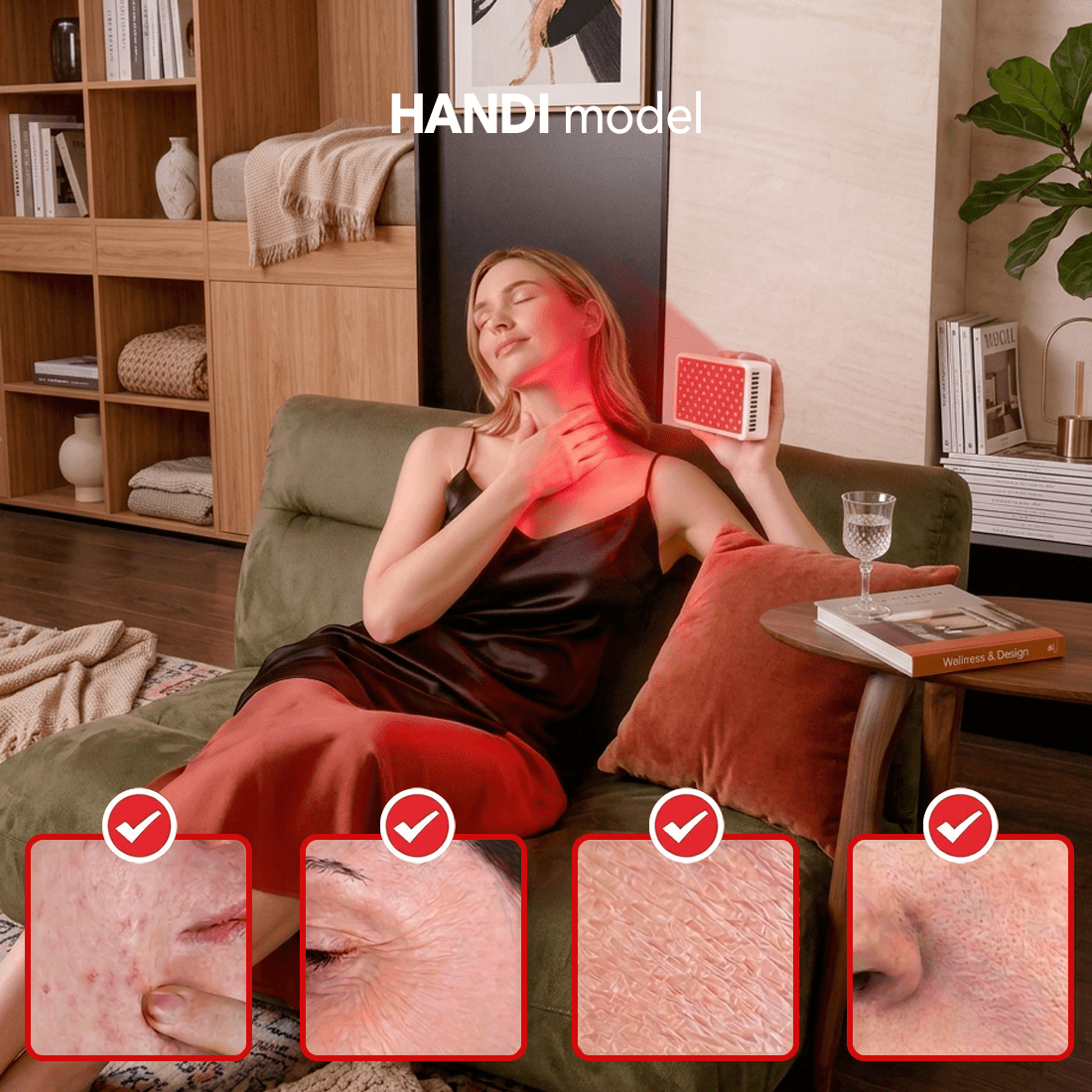 RegenWAVE™ Handi - LED Red Light Therapy Panel with 144 LED chips - The Red Light Store