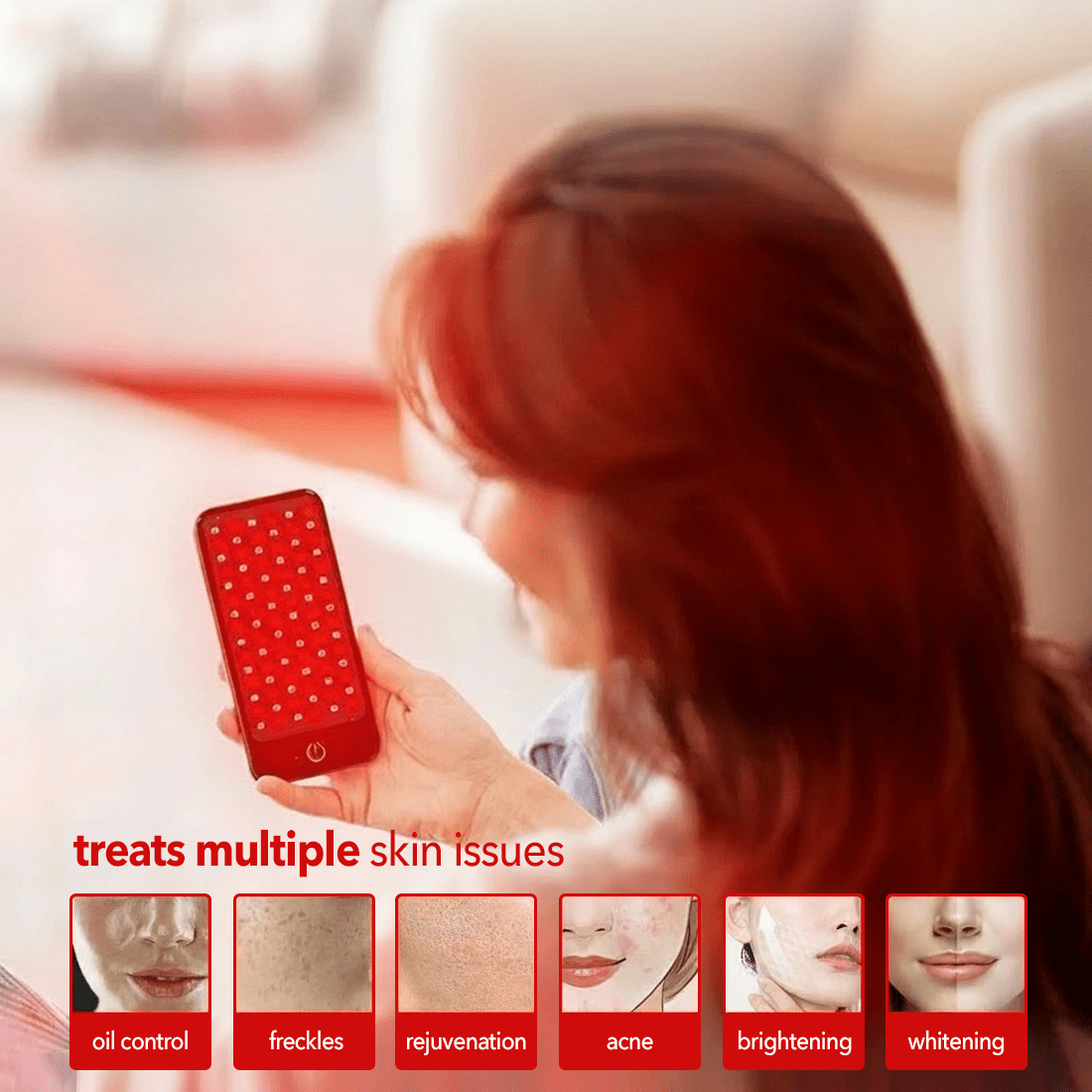 RegenWave™ Nano - Handheld LED Red Light Therapy Panel - The Red Light Store