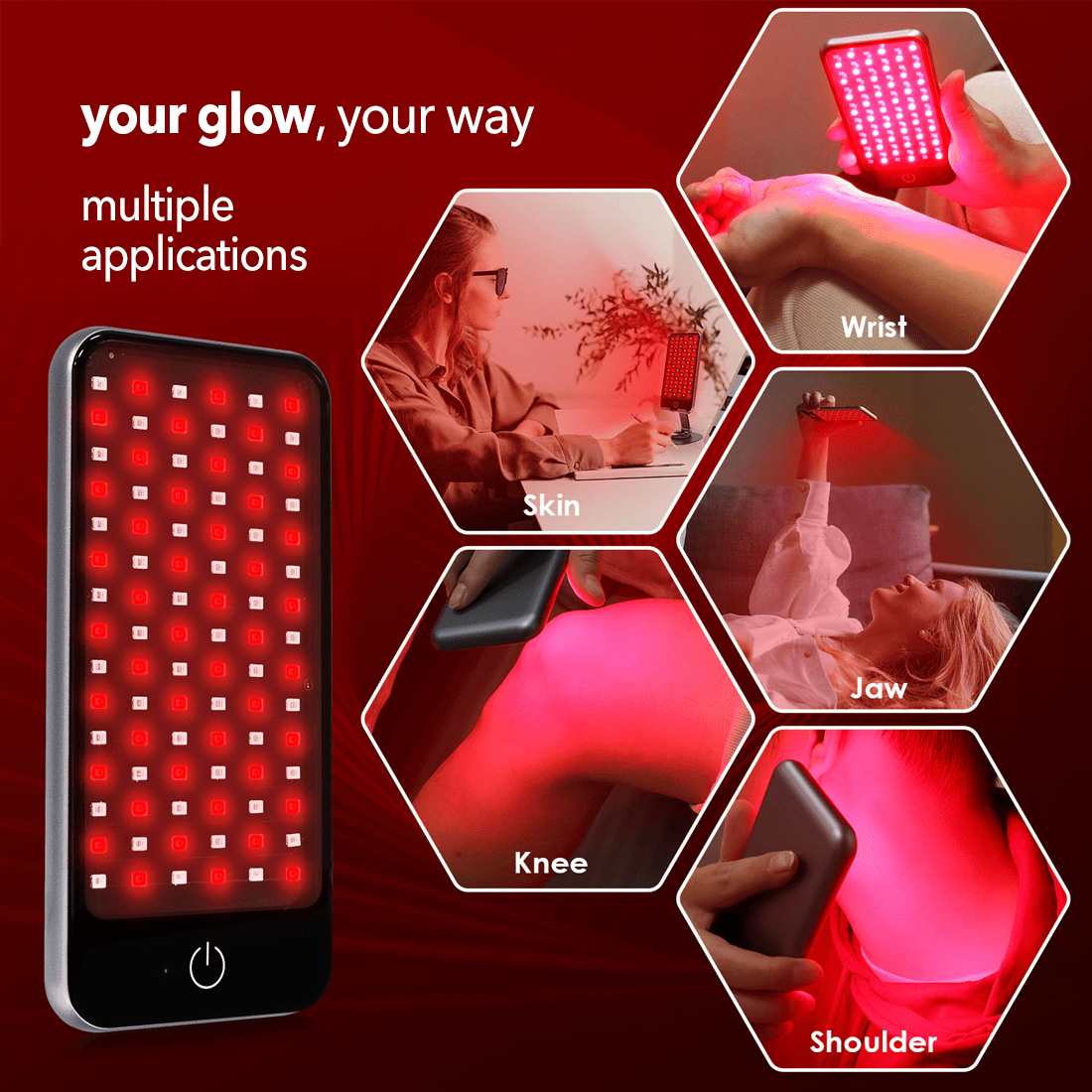 RegenWave™ Nano - Handheld LED Red Light Therapy Panel - The Red Light Store