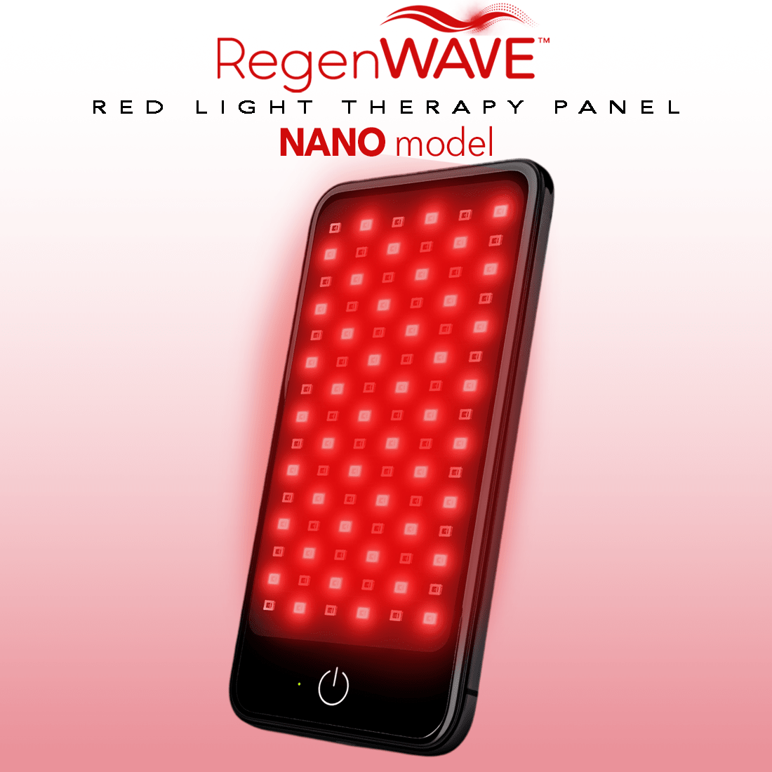 RegenWave™ Nano - Handheld LED Red Light Therapy Panel - The Red Light Store