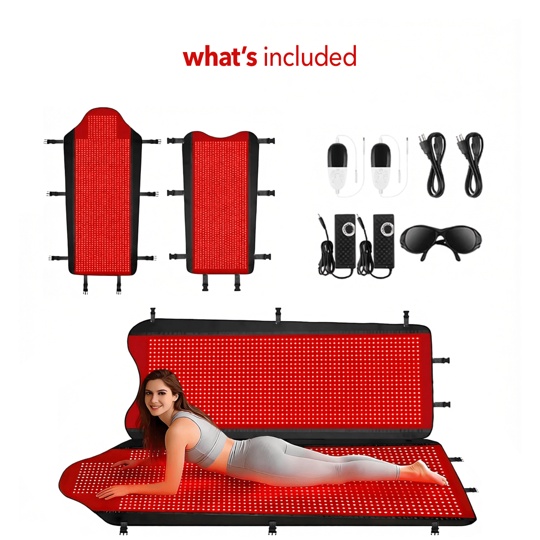 RegenWAVE™ PRO Mat & Wrap - LED Red Light Therapy with 8,112 LED chips - The Red Light Store