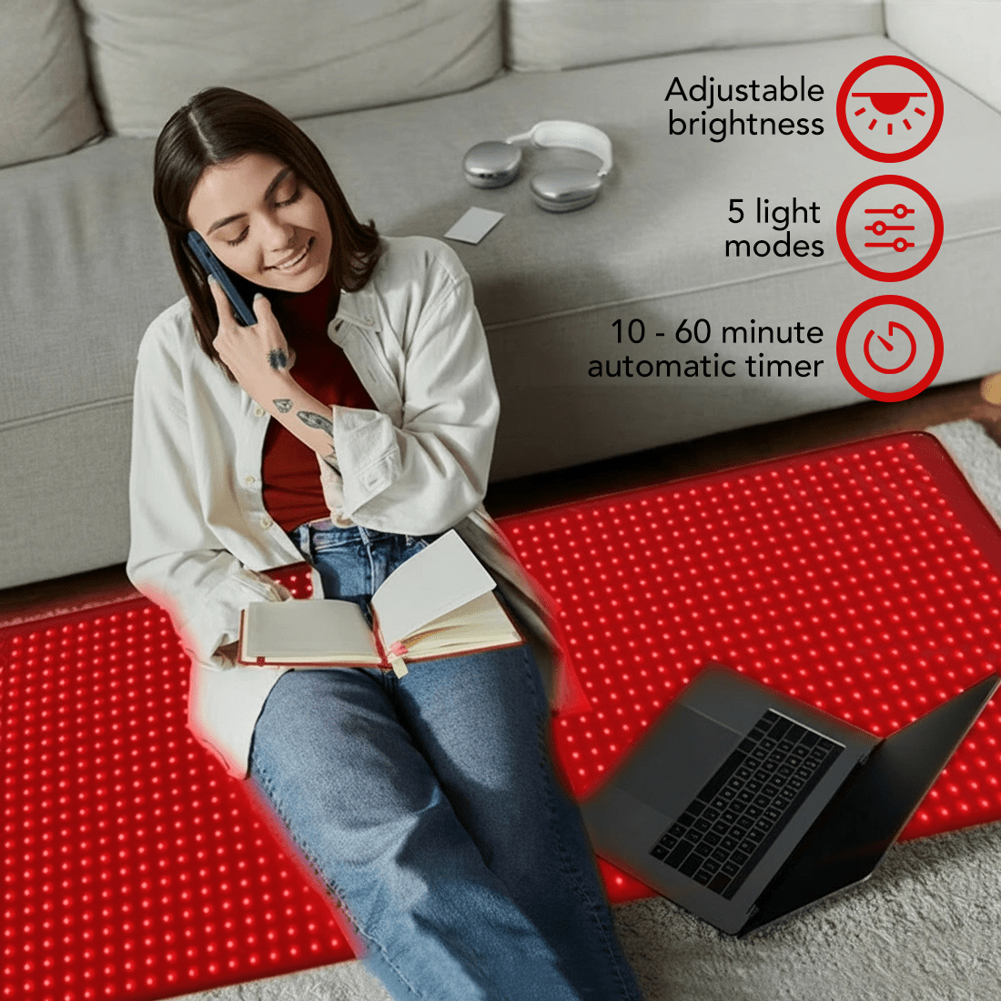 RegenWAVE™ Radiance LED Red Light Therapy Mat - The Red Light Store