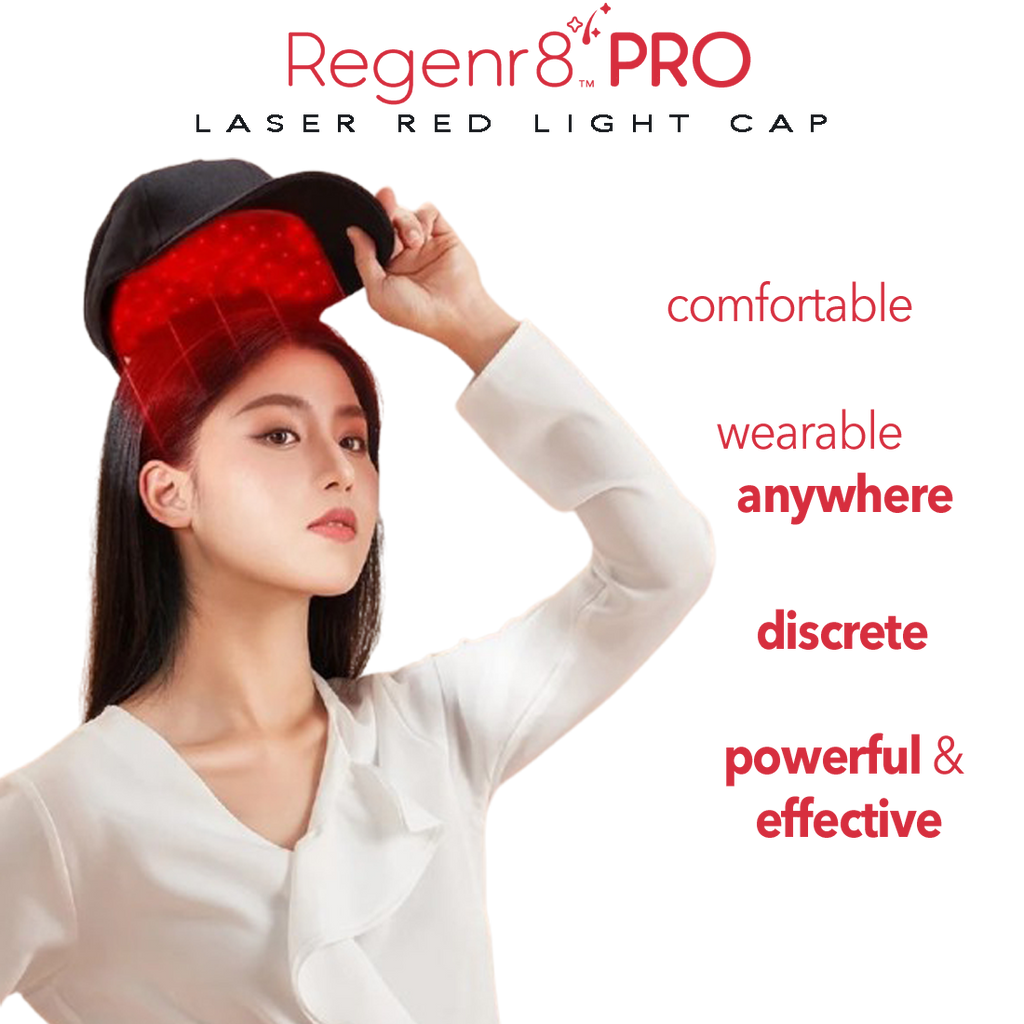 Regenr8™ Pro - 272 Laser Red Light Therapy Cap for Hair Growth (Black)